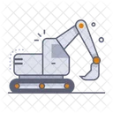 Earth excavator  Icon