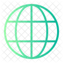 Earth Globe Earth Grid Worldwide Icon