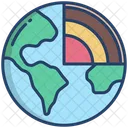 Earth Layers Layer Planet Icon