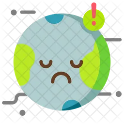 Earth pollution  Icon