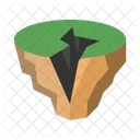 Earthquake Tremor Nature Icon