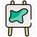 Easel and canvas  Icon