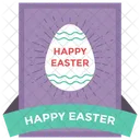 Blessed Easter Easter Congratulation Happy Easter Icon