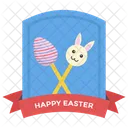 Blessed Easter Easter Congratulation Happy Easter Icon