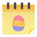 Easter Day Calendar Icon