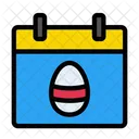 Calendar Easter Celebration Icon