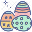 Paschal Eggs Decorate Icon