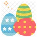 Paschal Eggs Decorate Icon