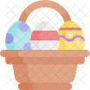 Easter Eggs Easter Egg Basket Icon