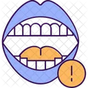 Eating Lips Teeth Braces Symbol