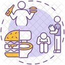 Disorder Diet Anorexia Icon