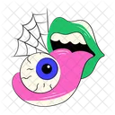 Eating Eyeball Eye Eating Eye Mouth Icon