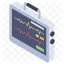 Cardiograma Ecg Monitor De Ecg Icono