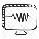Ecg Monitor Electrocardiogram Heartbeat Monitor Icon