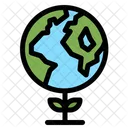 Eco Green Earth Green Planet Icon