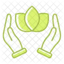 Ecofriendly Guardar Leaf Icon