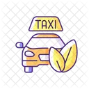 Eco Friendly Taxi Eco Friendly Icon