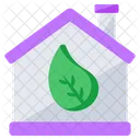 Eco Home Eco House Homestead Icon