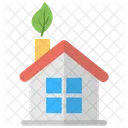 Eco House Eco Home Greenhouse Icon