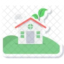 Eco House Eco Home Green House Icon