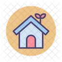 Eco House Green House Ecofriendly House Icon