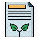 Eco Paper Icon