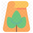 Paper Leaf Recycling Icon