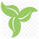 Swirl Leafy Floral Icon