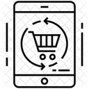 전자상거래 온라인 쇼핑 온라인 구매 아이콘