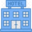 Edificio Del Hotel Edificio Del Hotel Posada Bienes Raices Taberna Albergue Taberna Motel Apartamento Alquiler Icono