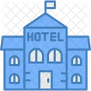 Edificio Del Hotel Edificio Del Hotel Posada Bienes Raices Taberna Albergue Taberna Motel Apartamento Alquiler Icono