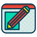 Edit Text Pencil Icon