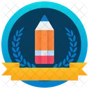 Education Badge Reward Marker Icon