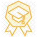 Education Success Duotone Line Icon Icon