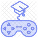 Educational Games Duotone Line Icon Icon