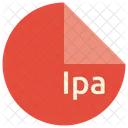 Ipa Archivo Formato Icono