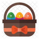 Egg Basket Basket Picnic Icon