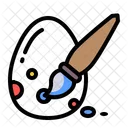 Egg Paint Decorate Icon