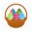 Eggs Basket Easter Icon