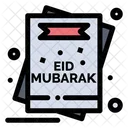 Eid Invitation Card  Icon