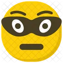 Einbrecher Emoji Emoticon Smiley Symbol