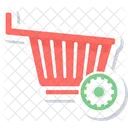 Einkaufen Einkaufswagen Korb Symbol