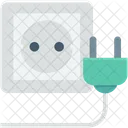 Electric Outlet Plug Icon