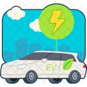 Electric Vehicle Car Icon