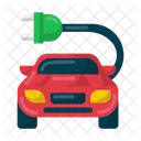 Electric Vehicle Ev Flat Icon