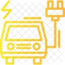 Electric Vehicle Charging Station Ev Charger Charging Point 아이콘