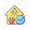 Inspection Electricity Examination Icon