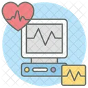 Heartbeat Monitor Heartbeat Machine Electrocardiogram アイコン