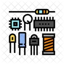 Electronic Components Manufacturing Icon