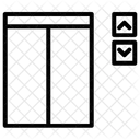 リフト、上下矢印、機械 アイコン